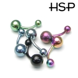 カラーバナナバーベル 14G   | ピアス専門店HOMESLICEPRODUCTIONS | 詳細画像2 