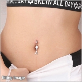 イニシャル バナナバーベル | ピアス専門店HOMESLICEPRODUCTIONS | 詳細画像6 