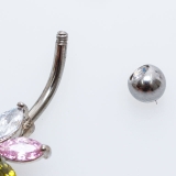 14G ジュエルフラワー バナナバーベル【 | ピアス専門店HOMESLICEPRODUCTIONS | 詳細画像7 