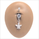 ヘソピアス 14G CZバタフライ | ピアス専門店HOMESLICEPRODUCTIONS | 詳細画像14 