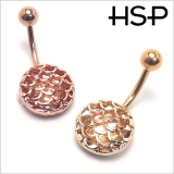 ヘソピアス 14G イミテーションオパールグリッター | ピアス専門店HOMESLICEPRODUCTIONS | 詳細画像2 