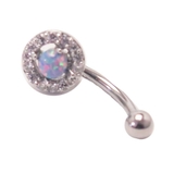 アイブロウ 16G ラウンドジュエル＆オパール | ピアス専門店HOMESLICEPRODUCTIONS | 詳細画像17 