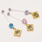 ヘソピアス 14G ダブルジュエル | ピアス専門店HOMESLICEPRODUCTIONS | 詳細画像9