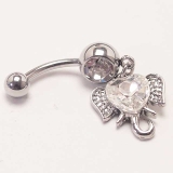 ヘソピアス 14G ハートCZ | ピアス専門店HOMESLICEPRODUCTIONS | 詳細画像4