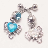 ヘソピアス 14G ハートCZ | ピアス専門店HOMESLICEPRODUCTIONS | 詳細画像9