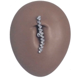 ヘソピアス CZ スクエア＆ジグザグダングル | ピアス専門店HOMESLICEPRODUCTIONS | 詳細画像13 