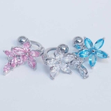 ヘソピアス CZ マーキスフラワー | ピアス専門店HOMESLICEPRODUCTIONS | 詳細画像8 