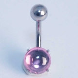 ヘソピアス ジルコン カボションストーン バナナバーベル 14G | ピアス専門店HOMESLICEPRODUCTIONS | 詳細画像4 