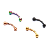 アイブロウ 16G PVD | ピアス専門店HOMESLICEPRODUCTIONS | 詳細画像6 