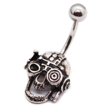 ヘソピアス バニッシュ スチームパンクスカル | ピアス専門店HOMESLICEPRODUCTIONS | 詳細画像1 