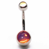 ヘソピアス イリディセントストーン ダブルジュエル | ピアス専門店HOMESLICEPRODUCTIONS | 詳細画像4 