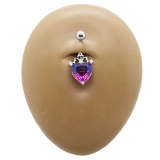 ヘソピアス 14G ハートフィリグリー | ピアス専門店HOMESLICEPRODUCTIONS | 詳細画像8 