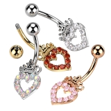 ヘソピアス 14G ハート | ピアス専門店HOMESLICEPRODUCTIONS | 詳細画像8