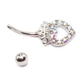 ヘソピアス 14G ハート | ピアス専門店HOMESLICEPRODUCTIONS | 詳細画像4