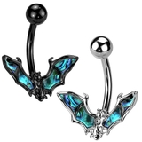 ヘソピアス 14G コウモリ | ピアス専門店HOMESLICEPRODUCTIONS | 詳細画像1 