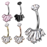 ヘソピアス 14G ジュエル | ピアス専門店HOMESLICEPRODUCTIONS | 詳細画像1 