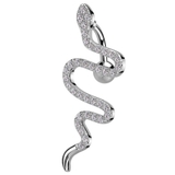 シルバー | ヘソピアス 14G スネーク | ピアス専門店HOMESLICEPRODUCTIONS