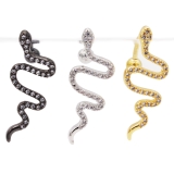 ヘソピアス 14G スネーク | ピアス専門店HOMESLICEPRODUCTIONS | 詳細画像7 