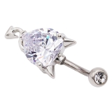 ヘソピアス 14G ハート | ピアス専門店HOMESLICEPRODUCTIONS | 詳細画像5 