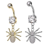 ヘソピアス 14G スパイダー | ピアス専門店HOMESLICEPRODUCTIONS | 詳細画像1 