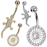 ヘソピアス 14G ウィール | ピアス専門店HOMESLICEPRODUCTIONS | 詳細画像1 