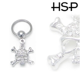 キャプティブビーズリング スカルダングル【ボディピアス ボディーピアス | ピアス専門店HOMESLICEPRODUCTIONS | 詳細画像2 