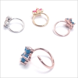 ボディピアス 20G レジンイミテーションオパールフラワー | ピアス専門店HOMESLICEPRODUCTIONS | 詳細画像3 