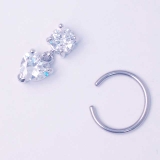 ボディピアス クリアジェム ハートダングル | ピアス専門店HOMESLICEPRODUCTIONS | 詳細画像5 