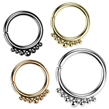 ボディピアス アウターボール ベンダブルフーププリング | ピアス専門店HOMESLICEPRODUCTIONS | 詳細画像1 