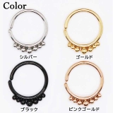 ボディピアス アウターボール ベンダブルフーププリング | ピアス専門店HOMESLICEPRODUCTIONS | 詳細画像2 