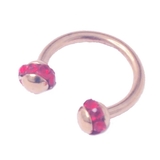 レッド | ボディピアス クリスタルパヴェ アラウンドボール | ピアス専門店HOMESLICEPRODUCTIONS