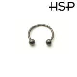 ブラックサーキュラーバーベル 18G【ボディピアス ボディーピアス | ピアス専門店HOMESLICEPRODUCTIONS | 詳細画像2