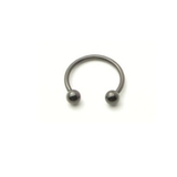 ブラックサーキュラーバーベル 18G【ボディピアス ボディーピアス | ピアス専門店HOMESLICEPRODUCTIONS | 詳細画像1