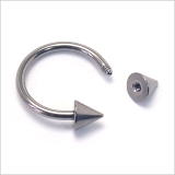 G23チタン サーキュラーバーベル コーン | ピアス専門店HOMESLICEPRODUCTIONS | 詳細画像6 