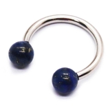 ソーダライトブルー | ボディピアス ストーン ステンレス | ピアス専門店HOMESLICEPRODUCTIONS