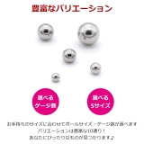 ボディピアス キャッチ パーツ | ピアス専門店HOMESLICEPRODUCTIONS | 詳細画像4