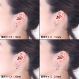 サージカルステンレス フープピアス 金属アレルギー対応 | ピアス専門店HOMESLICEPRODUCTIONS | 詳細画像9 