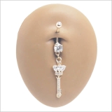 14K 14G クラウンキーダングル | ピアス専門店HOMESLICEPRODUCTIONS | 詳細画像4