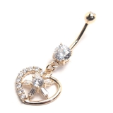 14K 14G ハートフレーム | ピアス専門店HOMESLICEPRODUCTIONS | 詳細画像1 