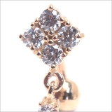 14K ヘソピアス 14G | ピアス専門店HOMESLICEPRODUCTIONS | 詳細画像3