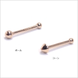14K ゴールド ノーズピン | ピアス専門店HOMESLICEPRODUCTIONS | 詳細画像4 