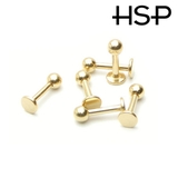ゴールドプレートラブレットスタッド 14G【ボディピアス ボディーピアス | ピアス専門店HOMESLICEPRODUCTIONS | 詳細画像2 