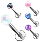 ボディピアス メタリック オーロラコーティングボール | ピアス専門店HOMESLICEPRODUCTIONS | 詳細画像1 