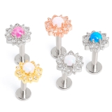 ボディピアス CZフラワーオパール インターナル | ピアス専門店HOMESLICEPRODUCTIONS | 詳細画像11 
