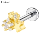 ボディピアス CZ クラスタースター | ピアス専門店HOMESLICEPRODUCTIONS | 詳細画像4