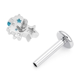 ボディピアス CZ クラスタースター | ピアス専門店HOMESLICEPRODUCTIONS | 詳細画像8