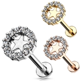 ボディピアス CZパヴェ サークルスター | ピアス専門店HOMESLICEPRODUCTIONS | 詳細画像1 