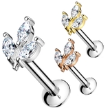 ボディピアス CZ トリプルマーキーズ | ピアス専門店HOMESLICEPRODUCTIONS | 詳細画像1 