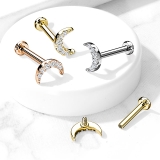 ボディピアスCZ パヴェジュエル クレセントムーン | ピアス専門店HOMESLICEPRODUCTIONS | 詳細画像11