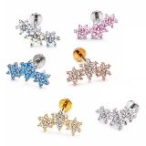 ボディピアス トリプルジュエル CZ | ピアス専門店HOMESLICEPRODUCTIONS | 詳細画像7